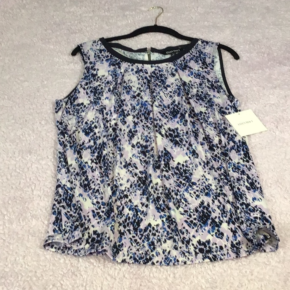 Ellen Tracy sleeveless blouse top